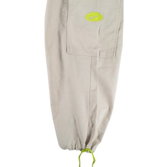 Nike Sportswear Womens M Icon Clash Baggy Wide Leg Pants Khaki Cargo Pockets - Picture 5 of 11